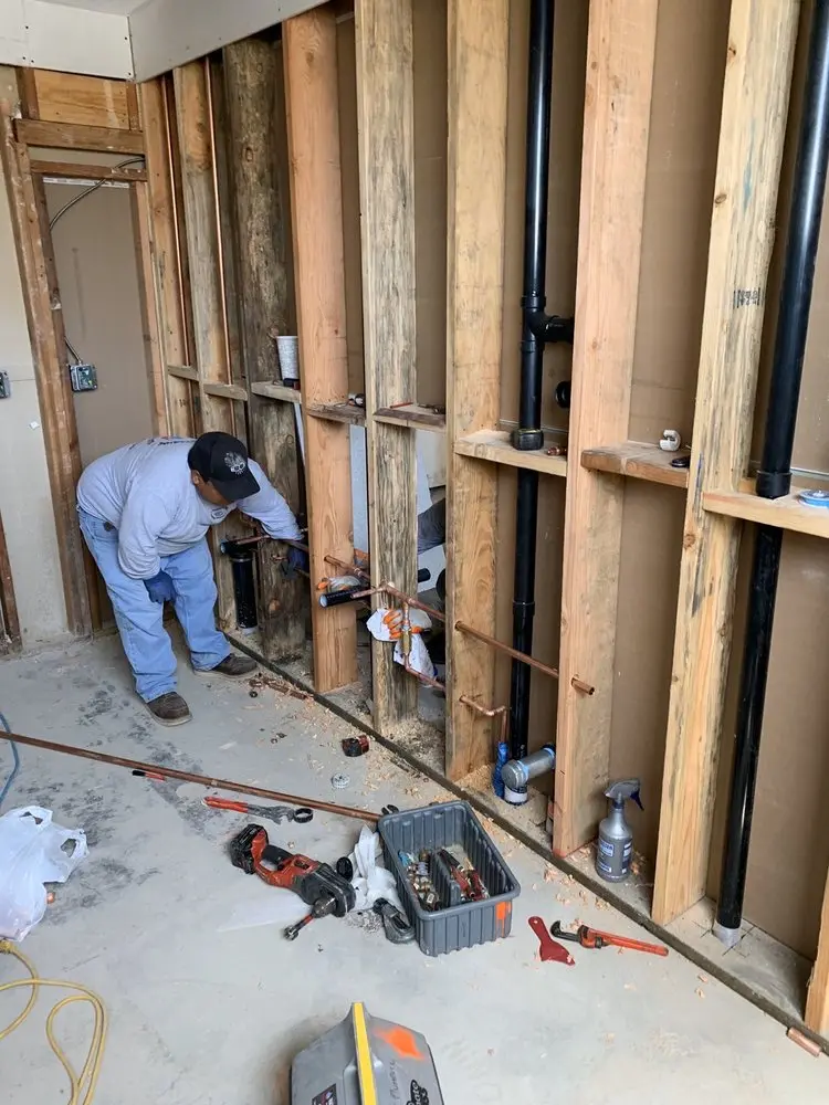 Commercial rough-in plumbing for Water Heater Replacement in West Hempfield